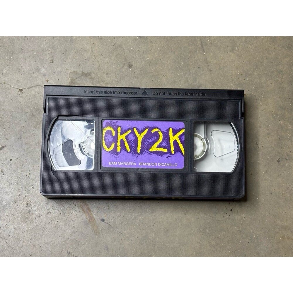 CKY2K VHS Tape Bam Margera Brandon Dicamillo Ryan Dunn 2000 Skateboard Jackass